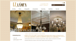 Desktop Screenshot of lz-lampa.hu